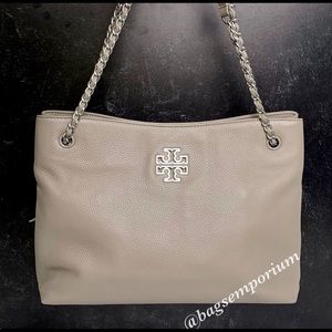 Tory Burch Britten Triple Compartment Tote.  Tag is no longer attached.